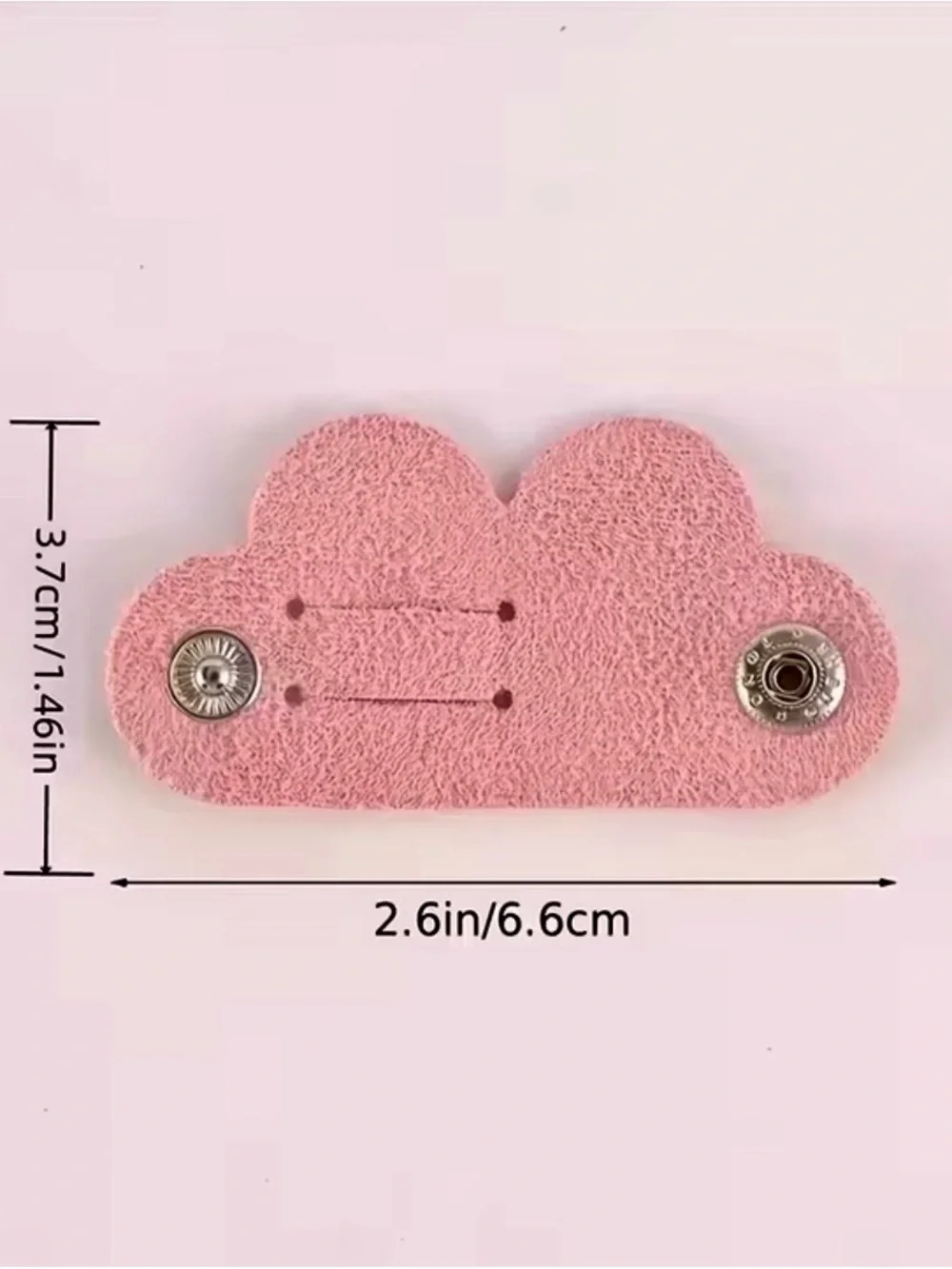 Heart-Shaped black / white & pink Kids Accessory with Cute Cat Design - 2 Pack